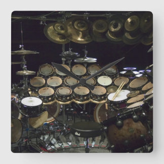 Relógio Quadrado Drums Power