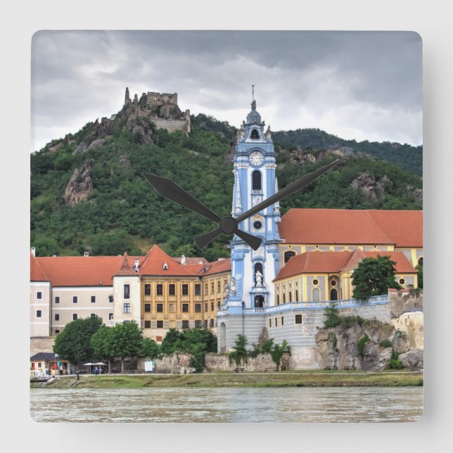 Relógio Quadrado Dürnstein Em Der Wachau (Frente)