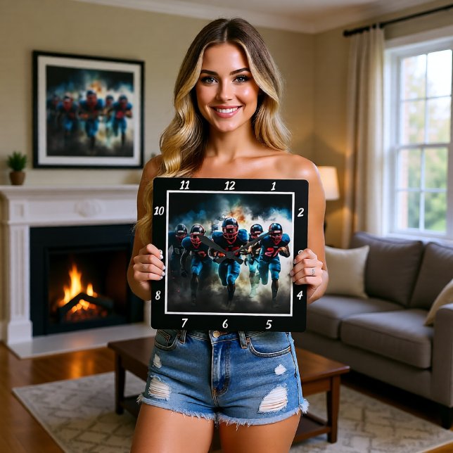 Relógio Quadrado Dynamic Football Action  (Criador carregado)