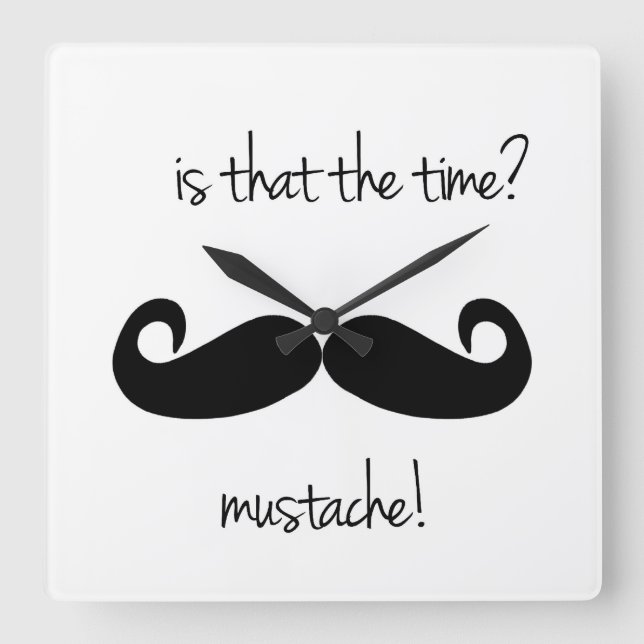 Relógio Quadrado É aquele o tempo? pulso de disparo de parede (Frente)