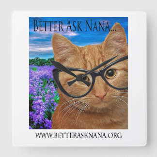 Relógio Quadrado é melhor pedir à nana