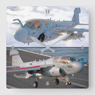 RELÓGIO QUADRADO EA-6B PROWLER