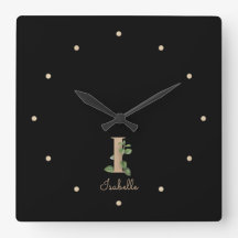 Elegante Monograma Botânico - Letra I