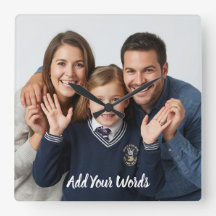 Elegante Personalizado com Foto e Texto Personaliz