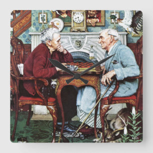 Relógio Quadrado Enganado, 1943