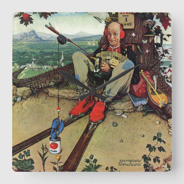 Relógio Quadrado Enganado, 1945 (Frente)