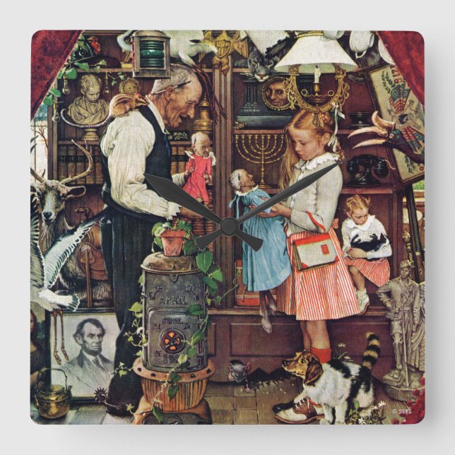 Relógio Quadrado Enganado, 1948 (Frente)