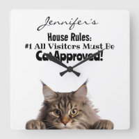 Engraçado Maine Coon Cat Wall