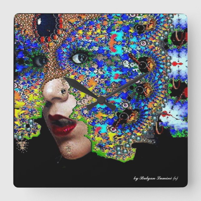 RELÓGIO QUADRADO EPHEMERAL (Frente)