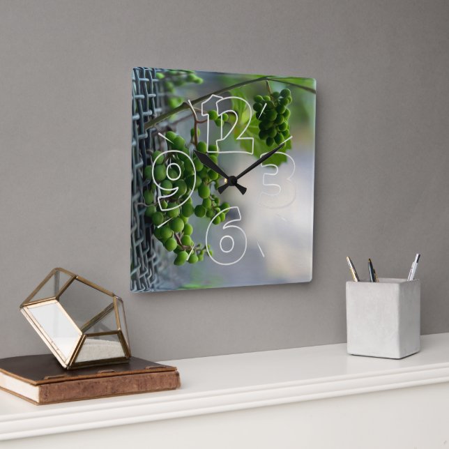 Relógio Quadrado Escapar da cerca (Escritório)