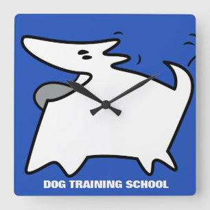 Relógio Quadrado Escola de Formação de Cães