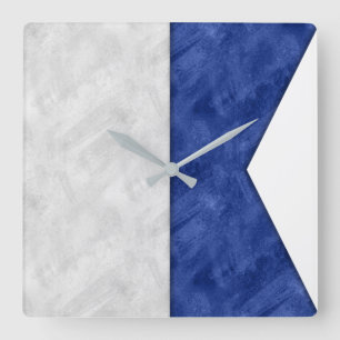 Relógio Quadrado Escolha entre 26 Sinalizadores Marítimos Náutico