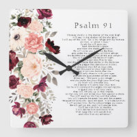 Escritura Psalm 91 Borgonha Escamoteada