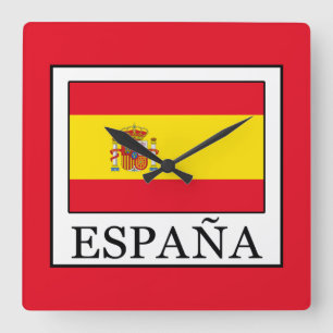 Relógio Quadrado Espanha