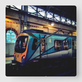 Relógio Quadrado Estação Manchester