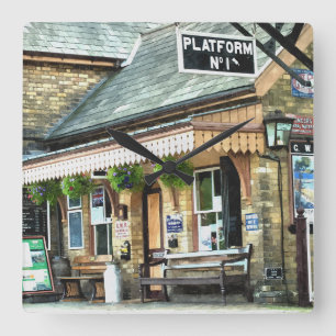 RELÓGIO QUADRADO ESTAÇÕES DE COMBOIO