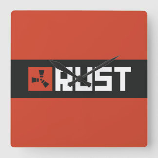 Relógio Quadrado Estandarte RUST BRWB