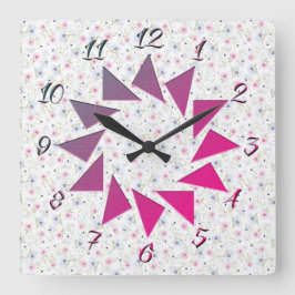 Relógio Quadrado Estilo da ventoinha