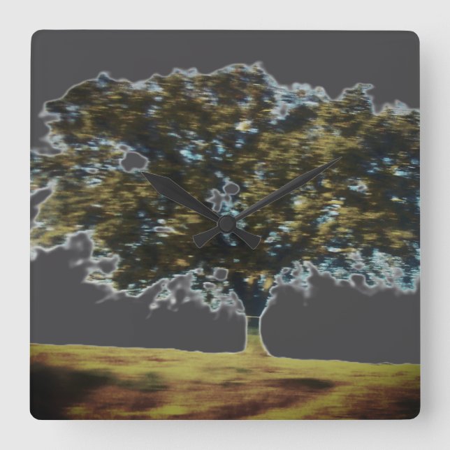 Relógio Quadrado ESTILO DE DESIGN ECO DO MOODY DO Wall Clock (Frente)