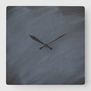 Relógio Quadrado Estilo Retroativo do Quadro Preto