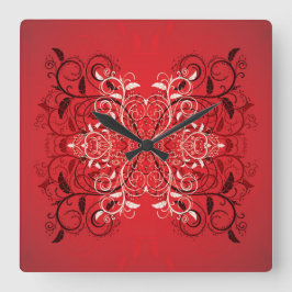 Relógio Quadrado Estilos Clássicos de Rolagem