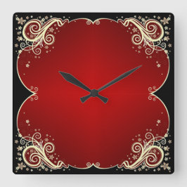 Relógio Quadrado Estilos Clássicos de Rolagem