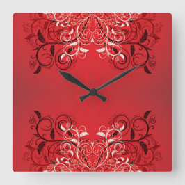 Relógio Quadrado Estilos Clássicos de Rolagem