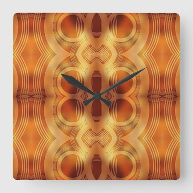 Relógio Quadrado Estilos Clássicos de Rolagem (Frente)