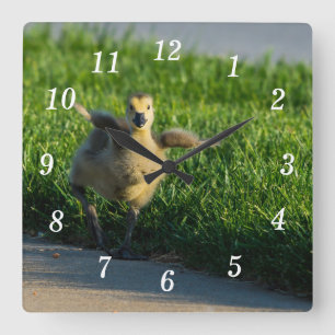 Relógio Quadrado Estou chegando Pai Wall Clock
