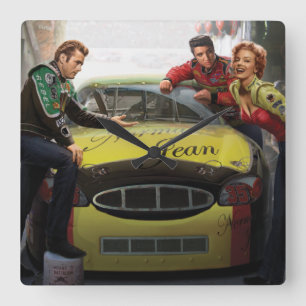 Relógio Quadrado Estrada eterno