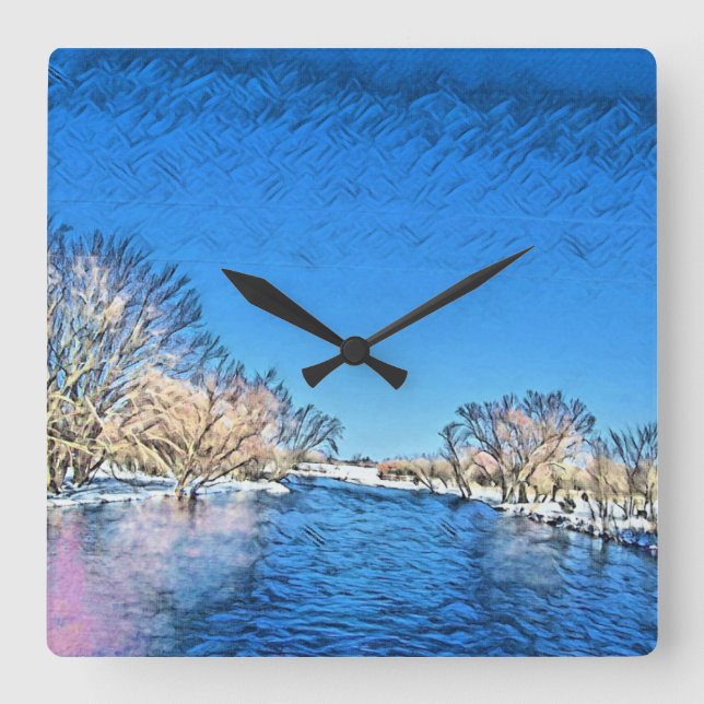 Relógio Quadrado Eterno Love (Frente)