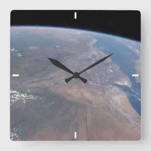 Relógio Quadrado Etiópia E Parte Do Mar Vermelho