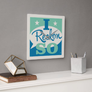 Relógio Quadrado Eu Acho Que Sim