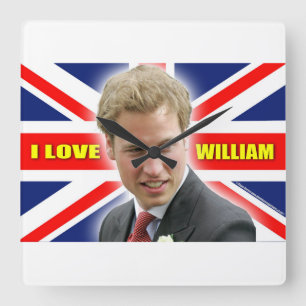 Relógio Quadrado Eu amo William