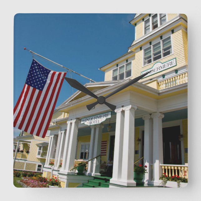 Relógio Quadrado EUA, Michigan, ilha de Mackinac (Frente)