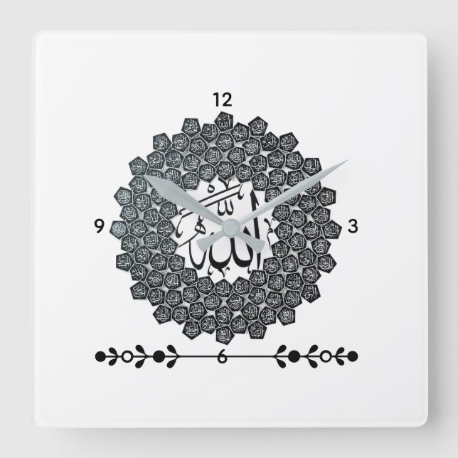 Relógio Quadrado Every moment mallers Wall Clock (Frente)