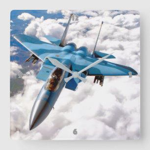 RELÓGIO QUADRADO F-15D ÁGUIA