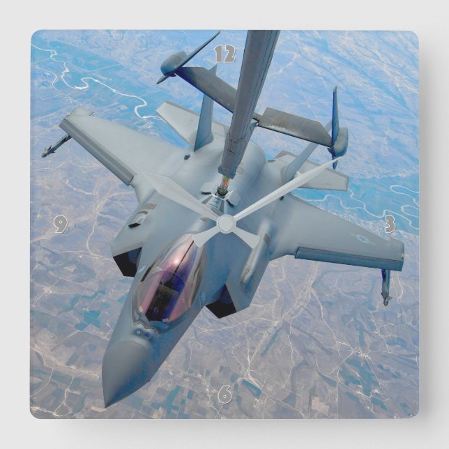 RELÓGIO QUADRADO F-35A LIGAÇÃO II (Frente)