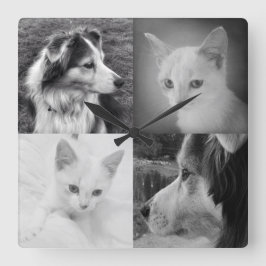 Relógio Quadrado Faça seu próprio pulso de disparo do quadrado da