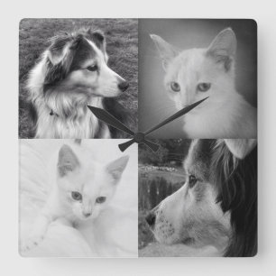 Relógio Quadrado Faça seu próprio pulso de disparo do quadrado da