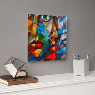 Relógio Quadrado Faces we know