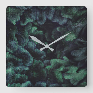 Relógio Quadrado Faerie Forest Square Wall Clock
