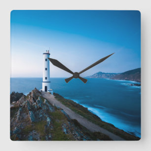 Relógio Quadrado Faróis   Espanha do Farol de Cabo