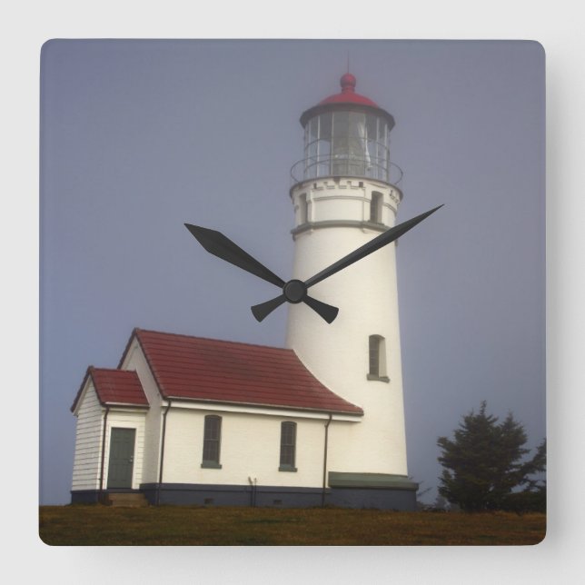 Relógio Quadrado Farol, Cape Blanco, Parque Estadual Cape Blanco (Frente)