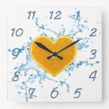 Fatia de laranja Coração-Dada forma