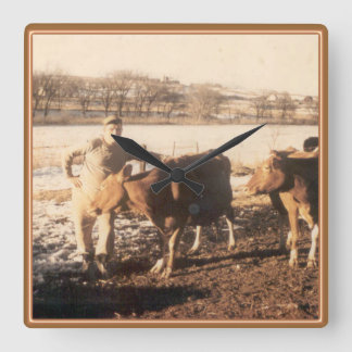 Relógio Quadrado Fazenda do avô