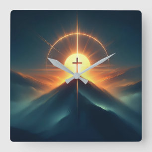 Relógio Quadrado Fé do eterno