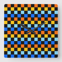 Fire and ice checkerboard pattern