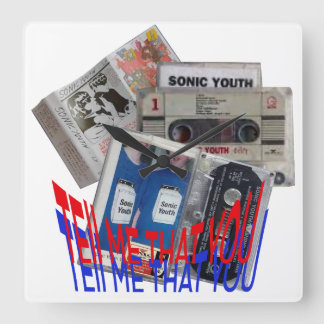 Relógio Quadrado FITA legal de FITA JUVENTUDE SÔNICA