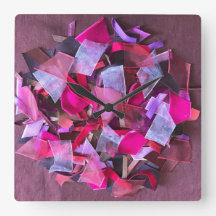 Fitas roxas roxas de efeito 3D moderno